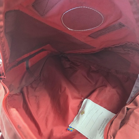 Fjallraven Kanken Backpack Red 14 Inch Small Daypack School Travel Bag Everyday main image 5